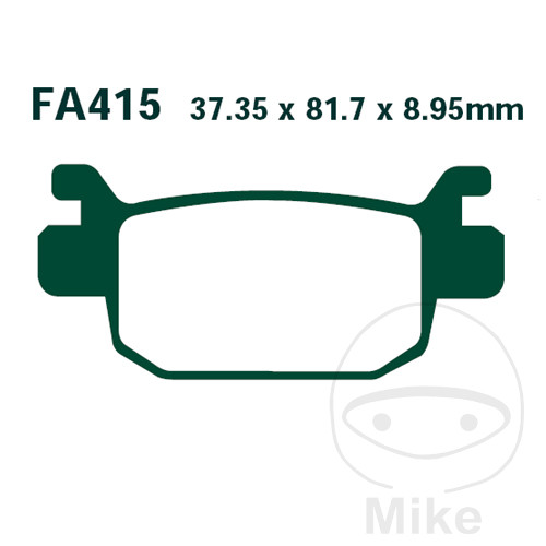 Plaquette de Frein Carbon Scooter EBC Plaquette de Frein Carbon Scooter EBC