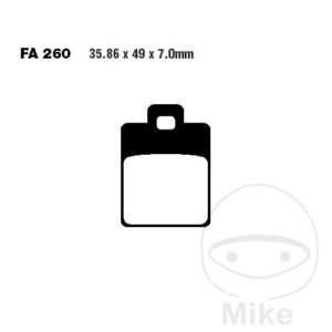 Plaquette de Frein Sinter HH Scooter EBC