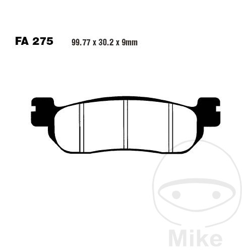 Plaquette de Frein Carbon Scooter EBC Plaquette de Frein Carbon Scooter EBC