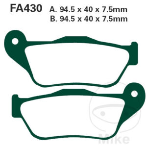 Plaquette de Frein Carbon Scooter EBC