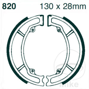 Machoires de frein sans ressort EBC