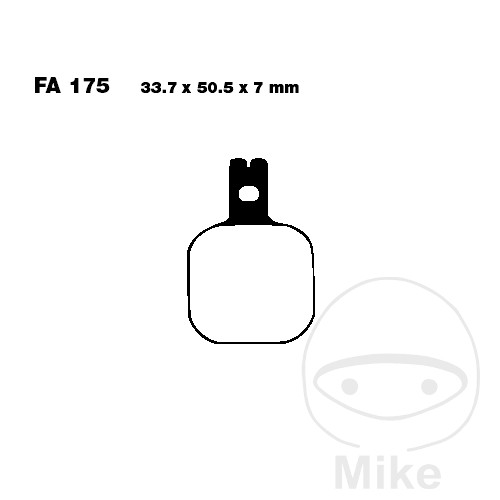 Plaquette de Frein Sinter HH EBC Plaquette de Frein Sinter HH EBC