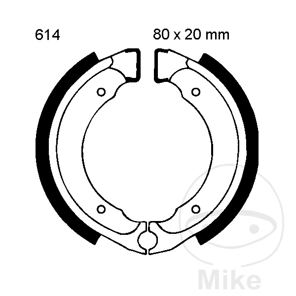 Machoire de Frein avec Ressort EBC Machoire de Frein avec Ressort EBC
