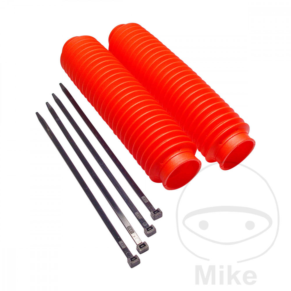 Kit de Soufflets Protection tubes de fourches 350X34 Rouge Progrip Kit de Soufflets 350X34