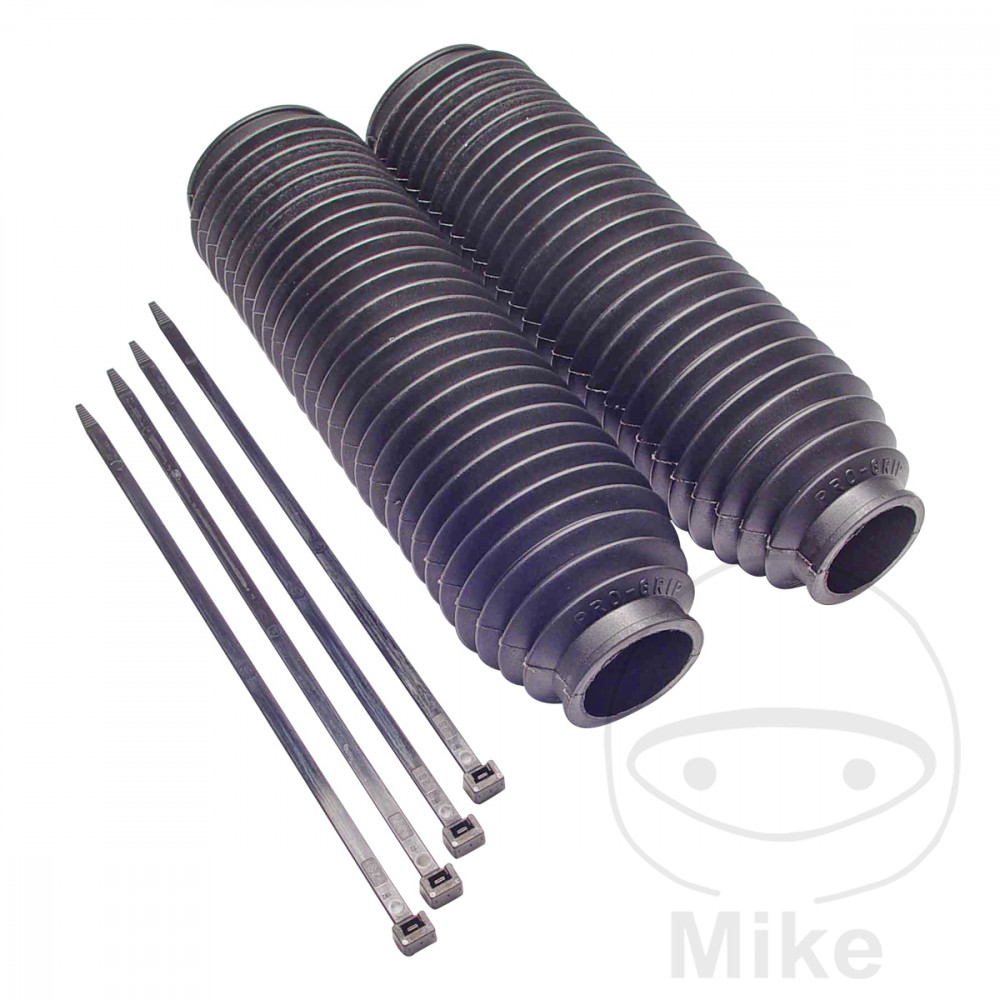 Kit de Soufflets Protection tubes de fourches 350X42 Noir Progrip Kit de Soufflets 350X42