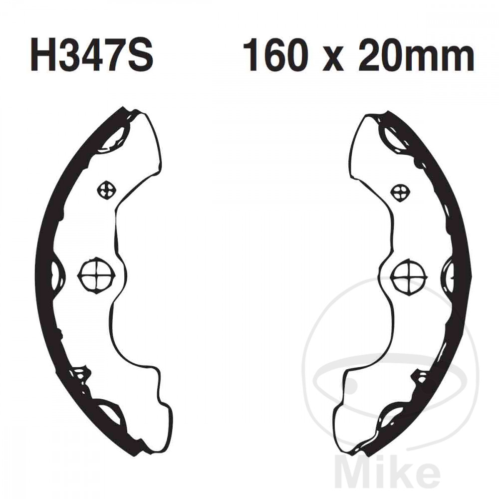 Mâchoires de frein avec ressort EBC Mâchoires de frein avec ressort EBC