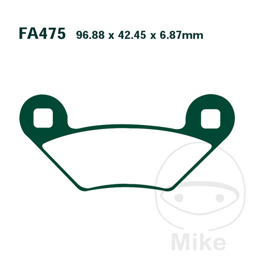 Plaquette de frein Sinter R EBC Plaquette de frein Sinter R EBC