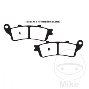 Plaquette de frein Semi-Sinter V EBC