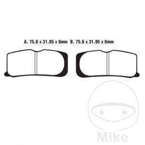 Plaquette de frein Semi-Sinter V EBC