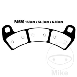 Plaquette de frein Sinter R EBC