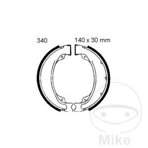 Mâchoires de frein avec ressort EBC