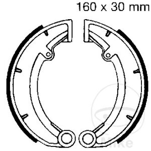 Mâchoires de frein avec ressort EBC