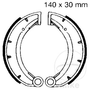 Mâchoires de frein sans ressort EBC
