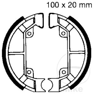 Mâchoires de frein sans ressort EBC