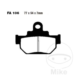 Plaquette de frein Semi-Sinter V EBC