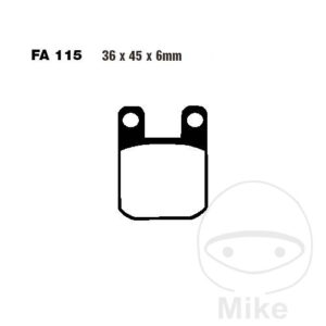 Plaquette de frein Semi-Sinter V EBC