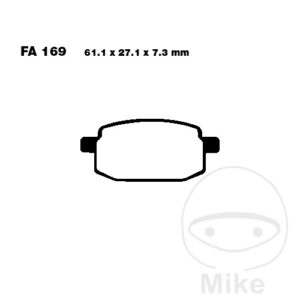 Plaquette de Frein Carbon Scooter EBC