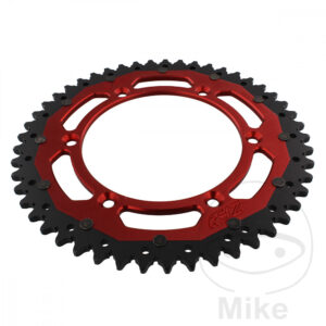 Couronne Dual 49 Dents PAS 520 Rouge