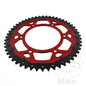 Couronne Dual 52 Dents PAS 520 Rouge