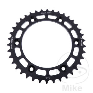 Couronne Alu 38 Dents PAS 520 Noir