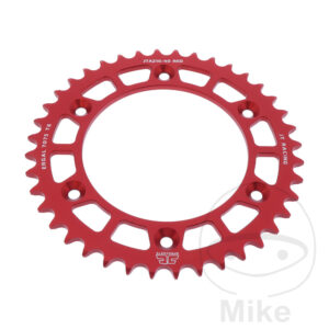 Couronne Alu 40 Dents PAS 520 Rouge