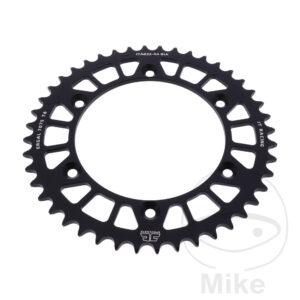Couronne Alu 44 Dents PAS 520 Noir