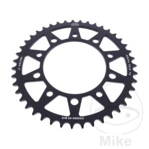 Couronne Alu 43 Dents PAS 520 Noir