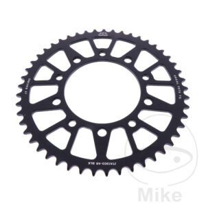 Couronne Aluminium 49 dents PAS 520 noir