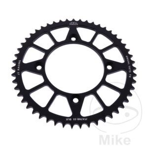 Couronne Alu 51 Dents PAS 428 Noir