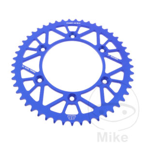 Couronne Alu 49 Dents PAS 520 Bleu