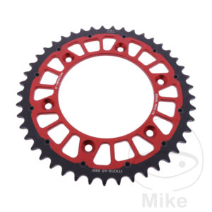 Couronne Twinstar 45 dents PAS 520 Rouge
