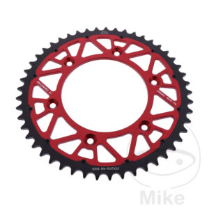 Couronne Twinstar 49 dents PAS 520 Rouge