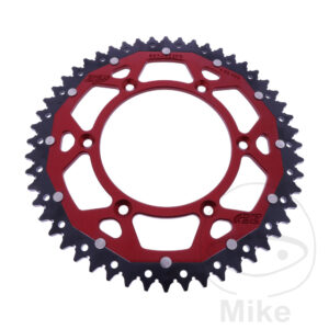 Couronne Dual 52 Dents PAS 520 Rouge