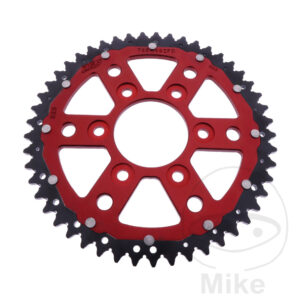 Couronne Dual 49 dents PAS 525 Rouge