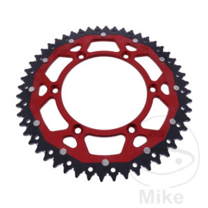 Couronne Dual 52 Dents PAS 520 Rouge