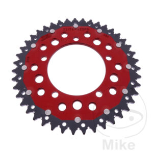 Couronne Dual 43 dents PAS 520 Rouge