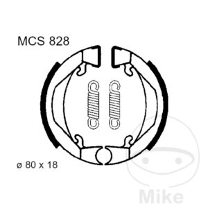 Mâchoires de frein avec ressort TRW