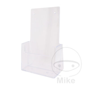 Porte-brochures de table transparent