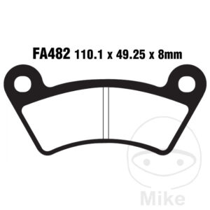 Plaquette de Frein Sinter R EBC