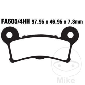 Plaquette de Frein Semi-Sinter V EBC