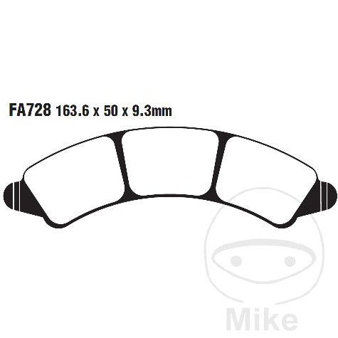 Plaquettes de frein sinter R EBC Plaquettes de frein sinter R EBC