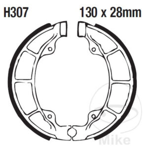 Mâchoires de frein avec ressort EBC