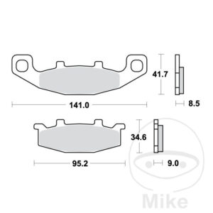 Plaquette de Frein Sinter