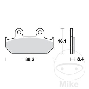 Plaquette de Frein Standard TRW