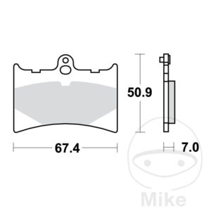 Plaquette de Frein Standard TRW
