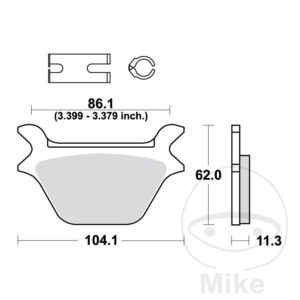 Plaquette de Frein Standard TRW