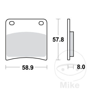 Plaquette de Frein Sinter vorne TRW