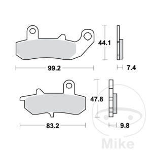 Plaquette de Frein Sinter