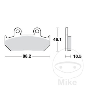 Plaquette de Frein Sinter vorne TRW