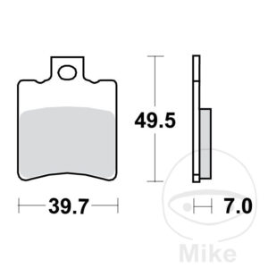 Plaquette de Frein Sinter Scooter TRW